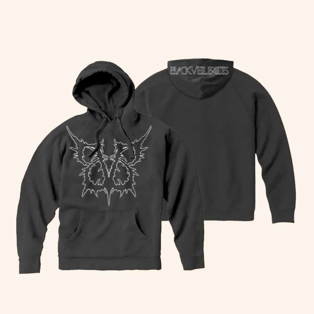 Black Veil Brides Merch Burned Wings Hoodie Good Christmas Gifts For Boyfriend Black Veil Brides Merch Burned Wings Hoodie Good Christmas Gifts For Boyfriend
