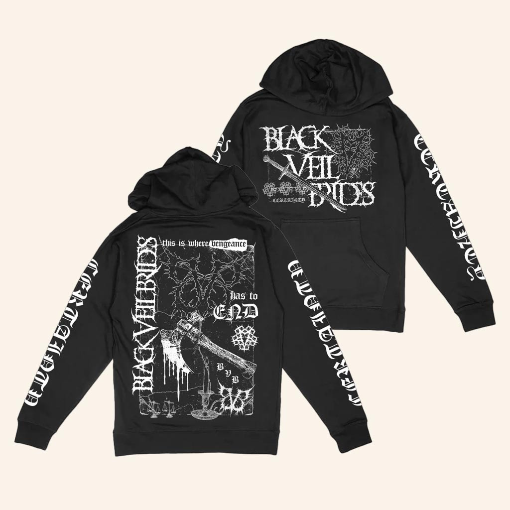Black Veil Brides Merch Certainty Hoodie Gifts For Rock Band Fans