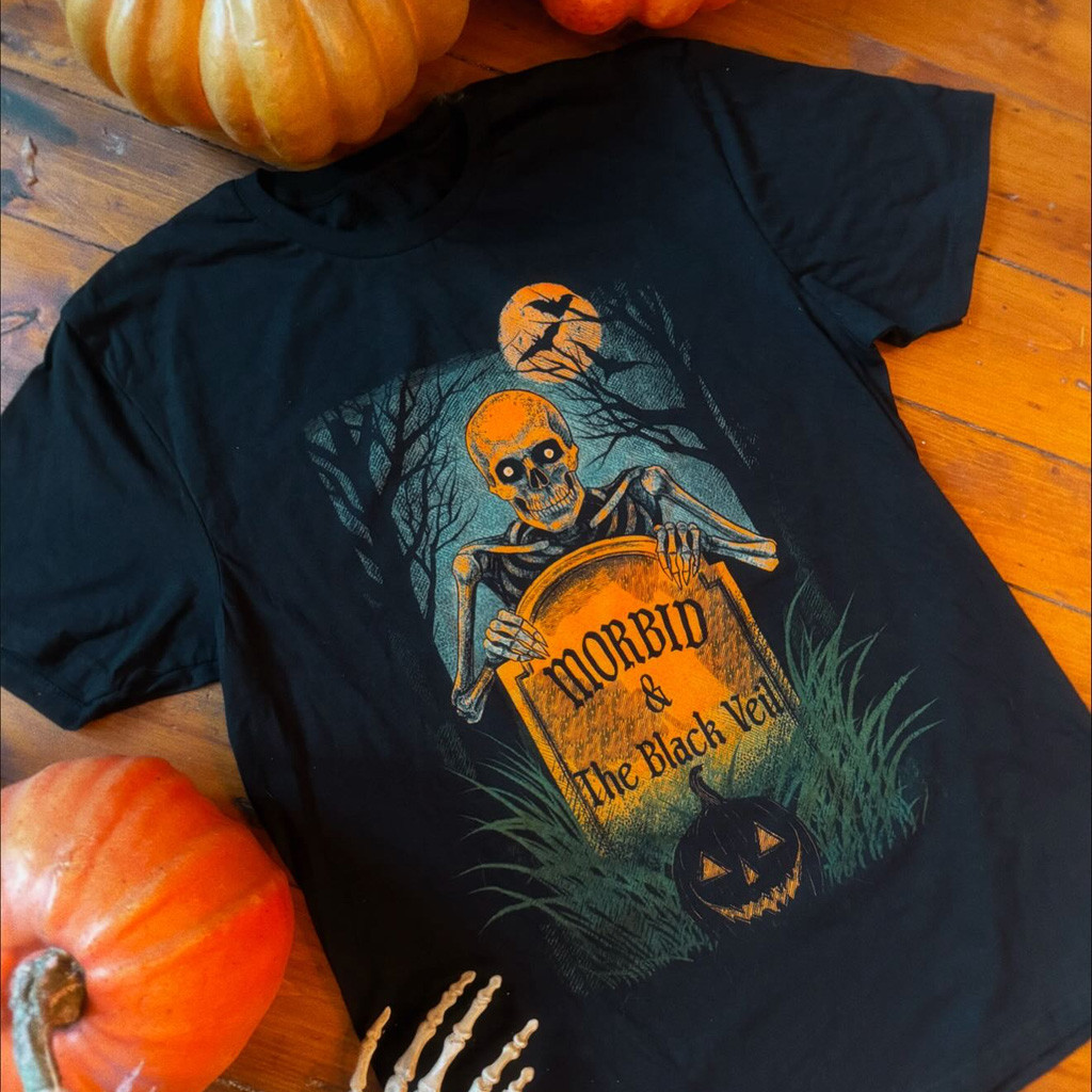 Black Veil Studio Merch Epitaph Morbid And Black Veil Collab T-Shirt Dad Christmas Gifts Black Veil Studio Merch Epitaph Morbid And Black Veil Collab T-Shirt Dad Christmas Gifts