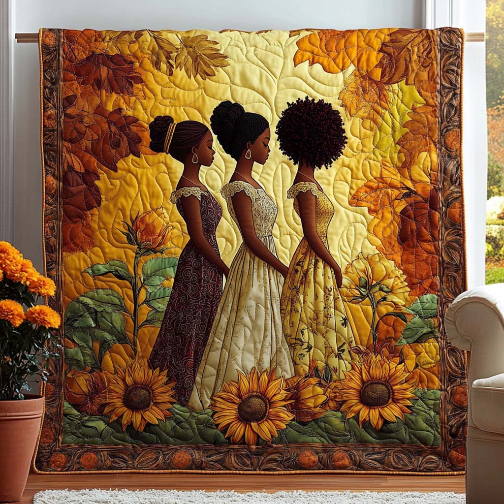 Black Women Quilted Blanket Best Throw Blanket Best African American Gifts