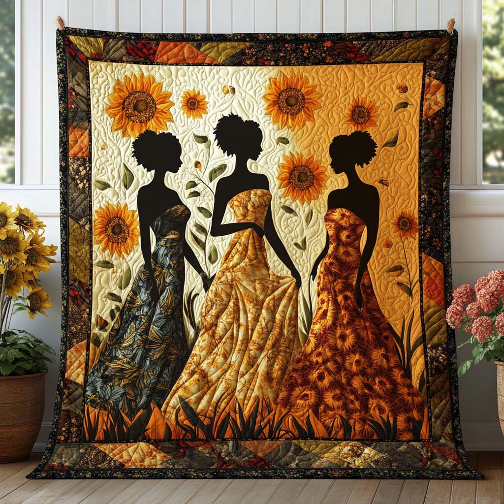Black Women Quilted Blanket Best Throw Blanket Best African American Gifts