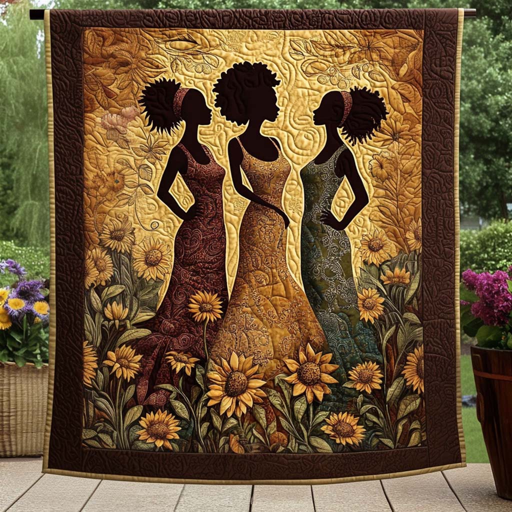 Black Women Quilted Blanket Best Throw Blanket Best African American Gifts
