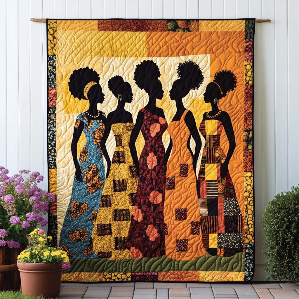 Black Women Quilted Blanket Best Throw Blanket Best African American Gifts