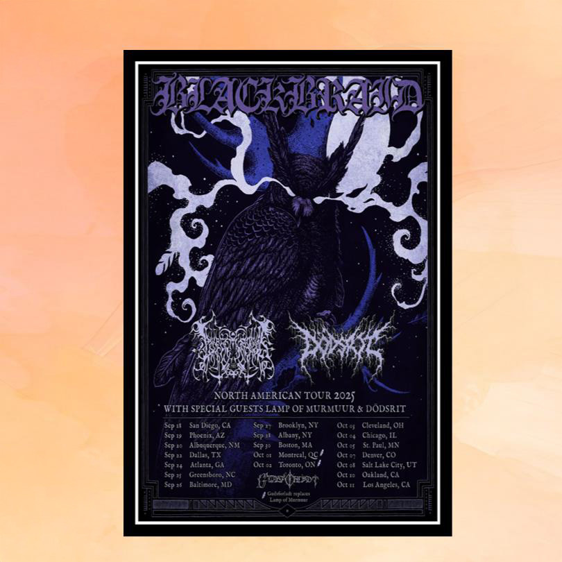 Blackbraid Merch North American Tour 2025 Poster Living Room Decor Best Gifts For Music Lovers