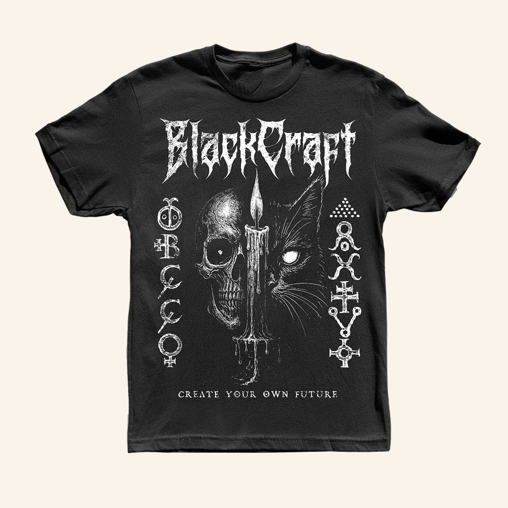 Blackcraft Clothing Merch Catskull Shirt Create Your Own Future T-Shirt Gifts For Friends