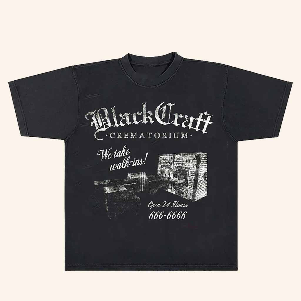 Blackcraft Cult Merch Crematorium T-Shirt Christmas Gift Ideas For Him Blackcraft Cult Merch Crematorium T-Shirt Christmas Gift Ideas For Him