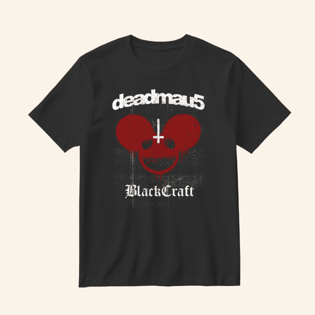 Blackcraft Cult Merch Deadmau5 X Blackcraft Blood Mau5 T-Shirt Gifts For Him Blackcraft Cult Merch Deadmau5 X Blackcraft Blood Mau5 T-Shirt Gifts For Him