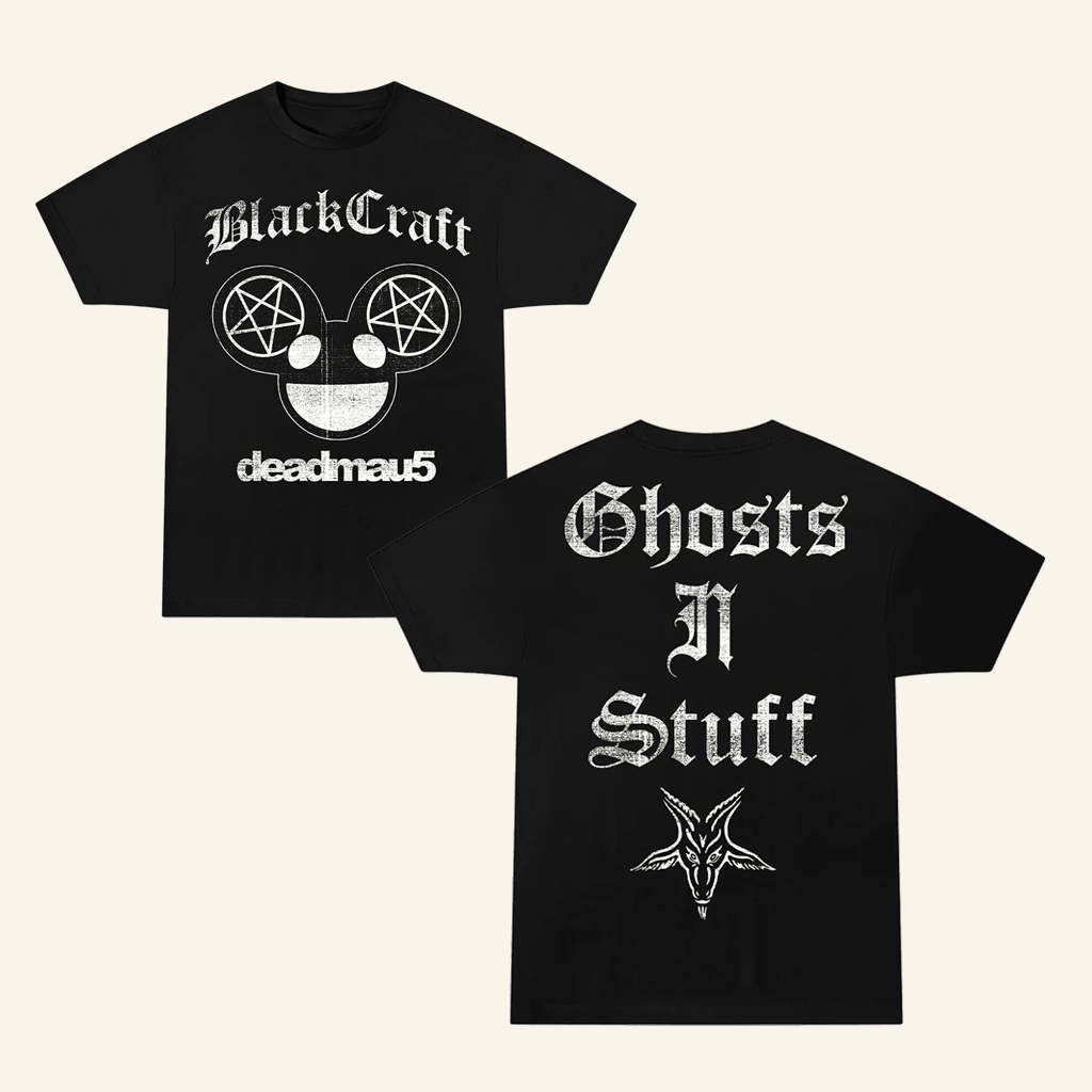 Blackcraft Cult Merch Deadmau5 X Blackcraft Ghosts N Stuff T-Shirt Dudes Gifts