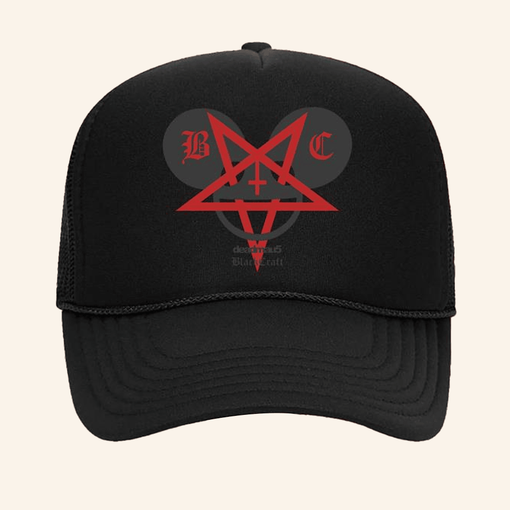 Blackcraft Cult Merch Deadmau5 X Blackcraft Pentamau5 Trucker Hat Gifts For Dudes Blackcraft Cult Merch Deadmau5 X Blackcraft Pentamau5 Trucker Hat Gifts For Dudes