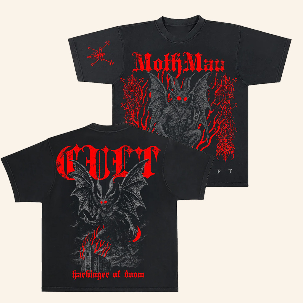 Blackcraft Cult Merch Mothman T-Shirt Birthday Gift For Father