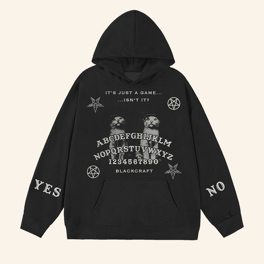 Blackcraft Cult Merch Ouija Cats Hoodie Christmas Gift Ideas For Him