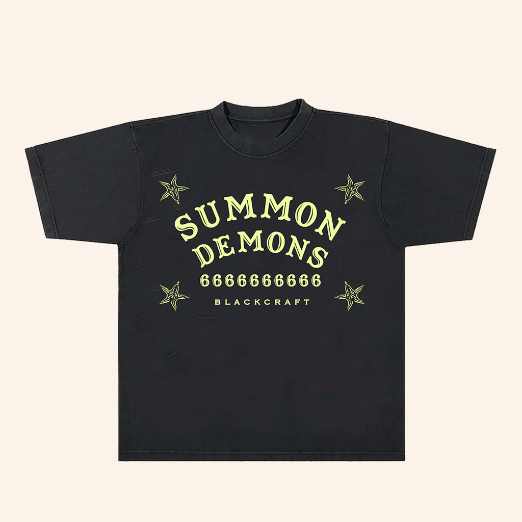 Blackcraft Cult Merch Summon Demons Glow T-Shirt Christmas Gifts For Boyfriend Blackcraft Cult Merch Summon Demons Glow T-Shirt Christmas Gifts For Boyfriend