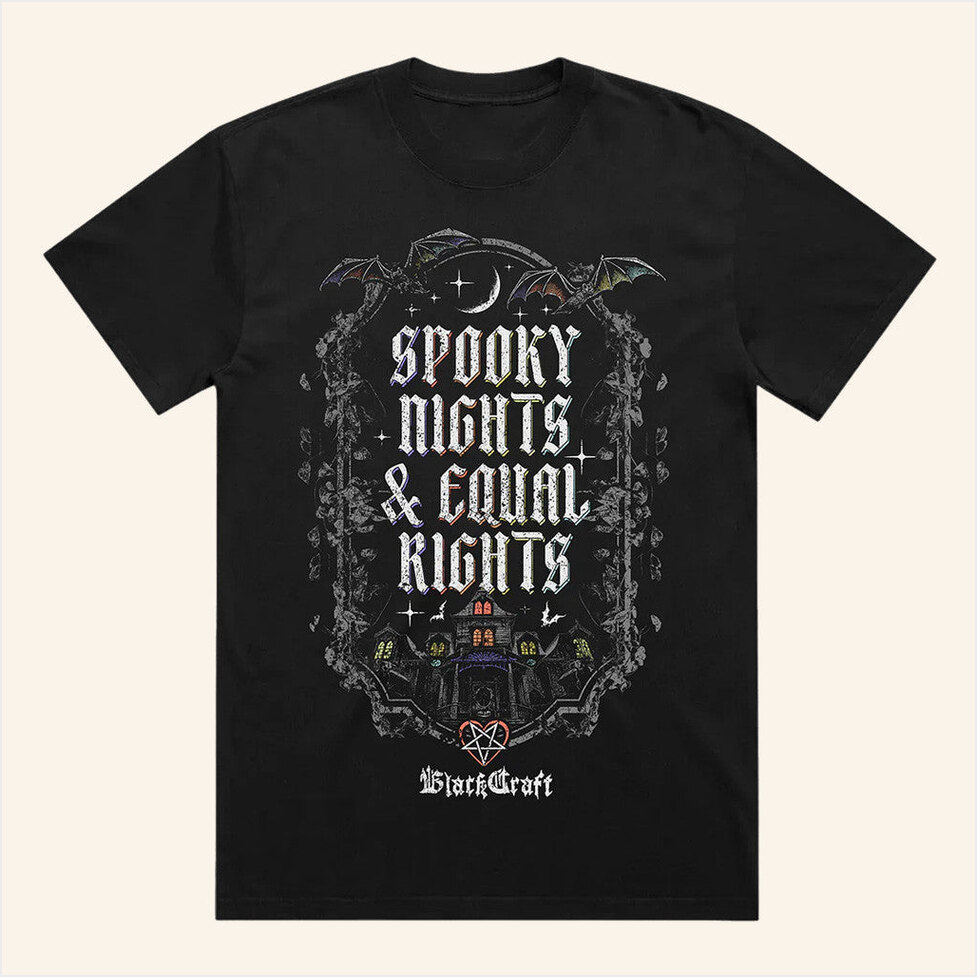 Blackcraftcult Merch Spooky Nights T-Shirt Gift Ideas For Husband Birthday Gifts For Friends