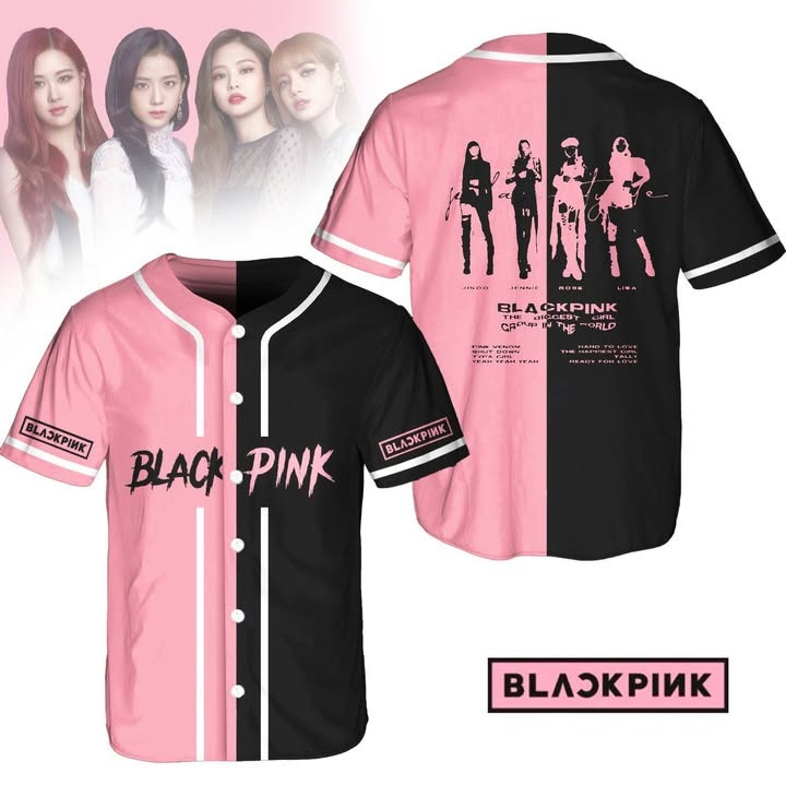 Blackpink 2025 Deadline World Tour Baseball Jersey Concert Merch Gifts For Blackpink Fans