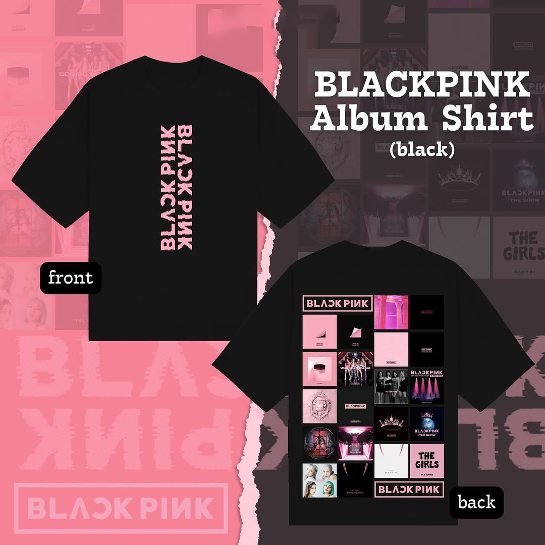 BLACKPINK ALBUMS Inspired T-Shirt Presents For Music Lovers