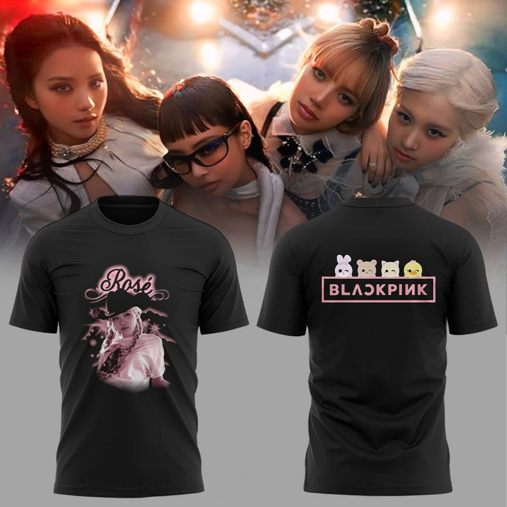 Blackpink Jump Pop Up Collection T-Shirt Rose Blackpink Merch Gifts For Sister