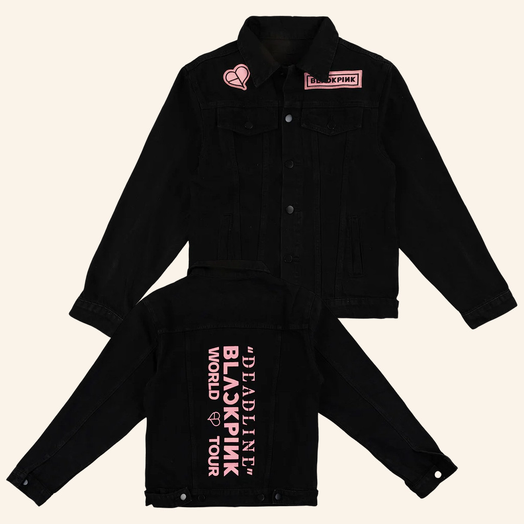 BLACKPINK Merch BLACKPINK Denim Jacket Birthday Gift For Sister