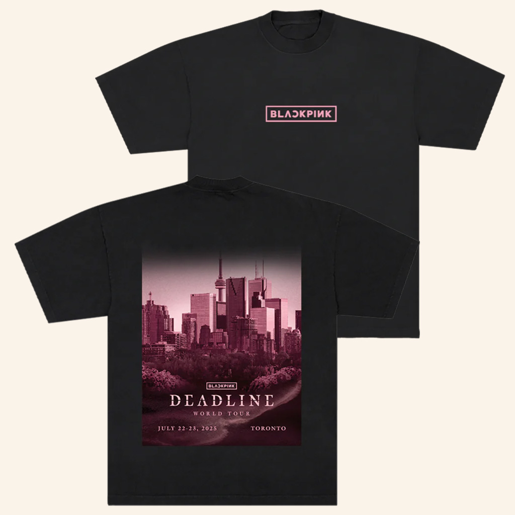 BLACKPINK Merch BLACKPINK Exclusive City T-Shirt Toronto Shirt Gifts For Music Fans