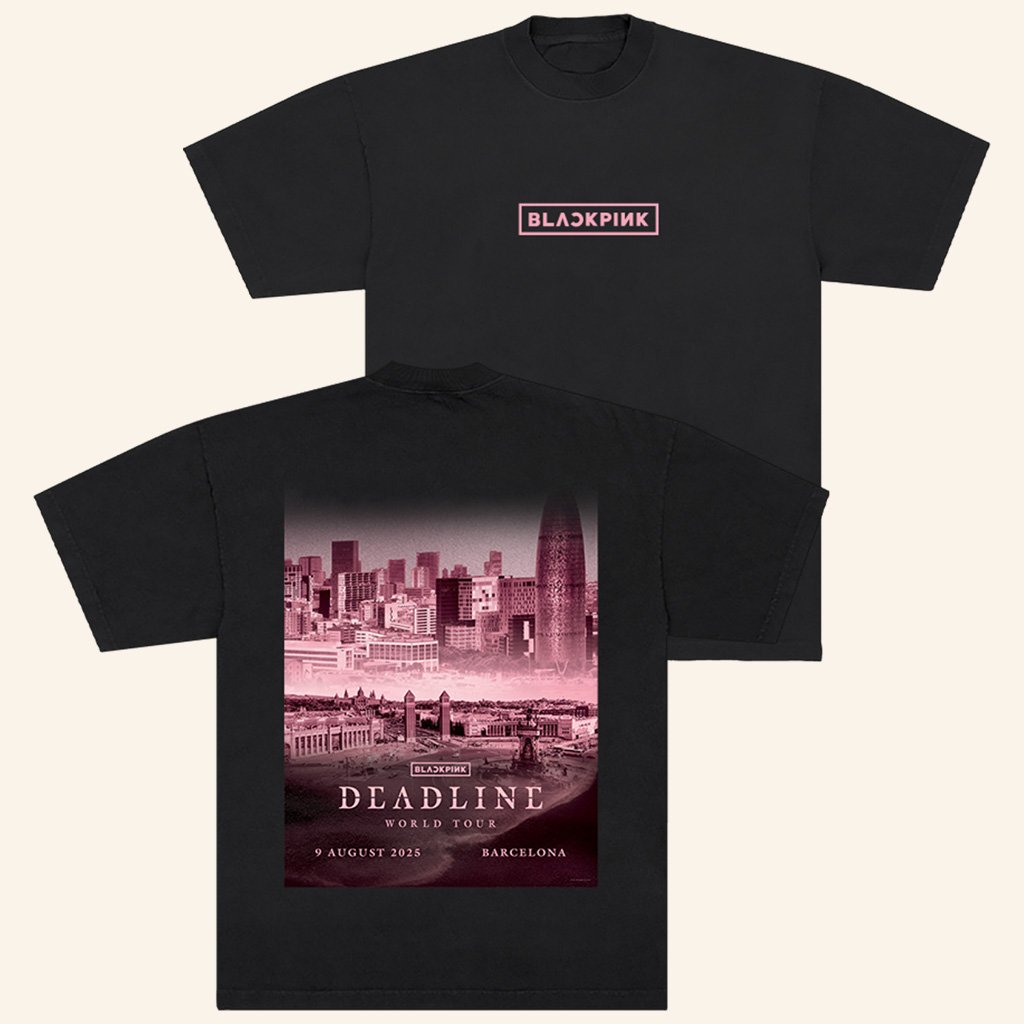 Blackpink Merch Deadline World Tour Barcelona T-Shirt Best Gift For Her Blackpink Merch Deadline World Tour Barcelona T-Shirt Best Gift For Her