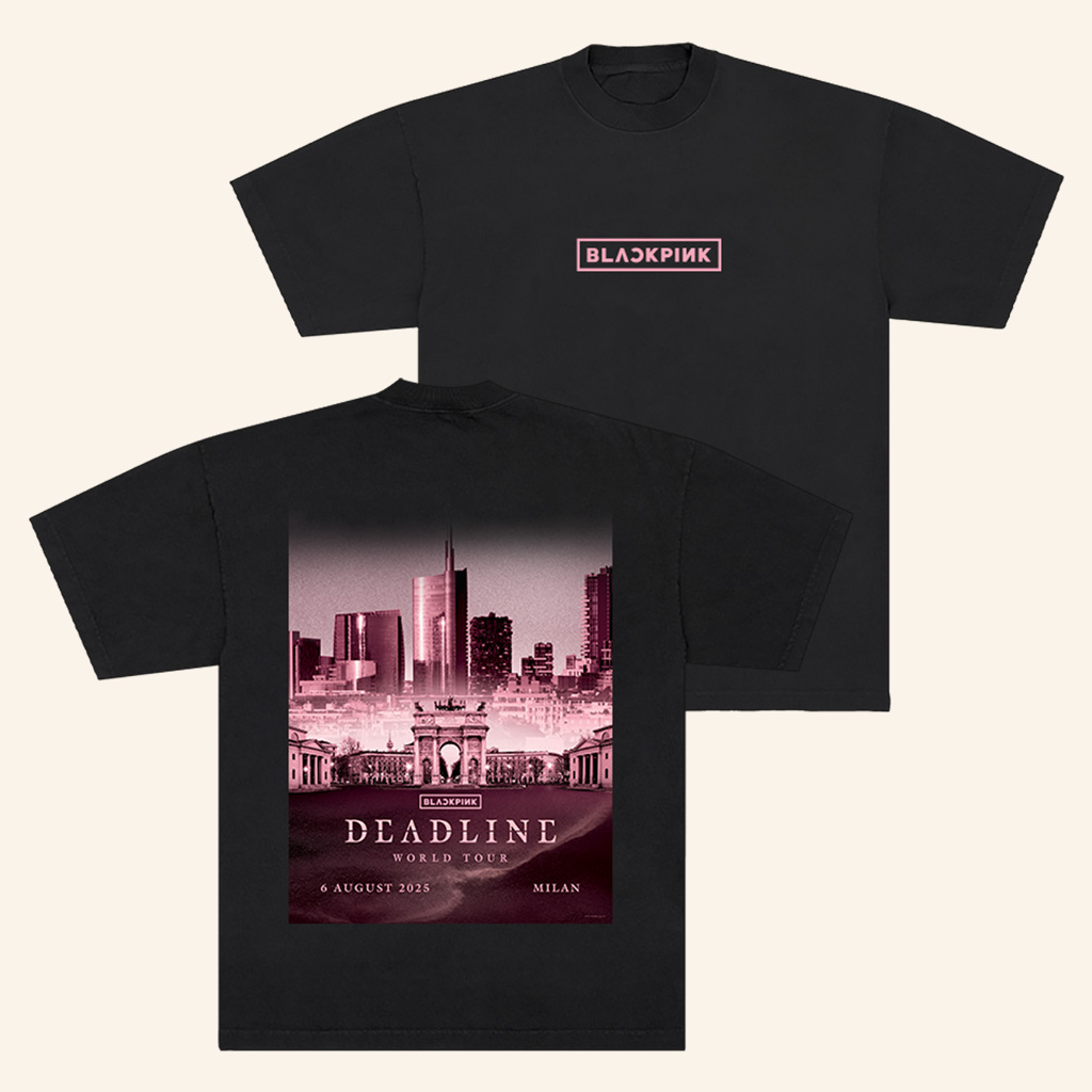 Blackpink Merch Deadline World Tour Milan T-Shirt Unique Gift For Sister Blackpink Merch Deadline World Tour Milan T-Shirt Unique Gift For Sister