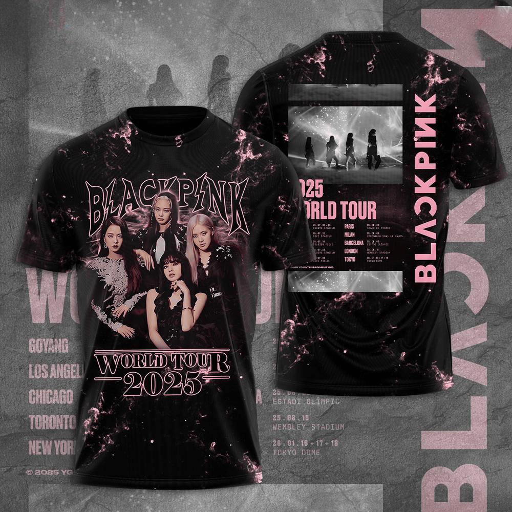 Blackpink World Tour 2025 T-Shirt Best Gifts For Music Lovers