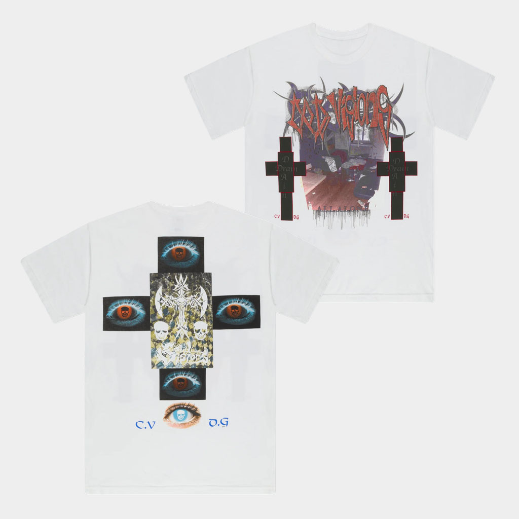 Bladee Cold Visions Merch 2026 Cold Visions 32 White Shirt Bladee Merch Gifts For Rap Lovers