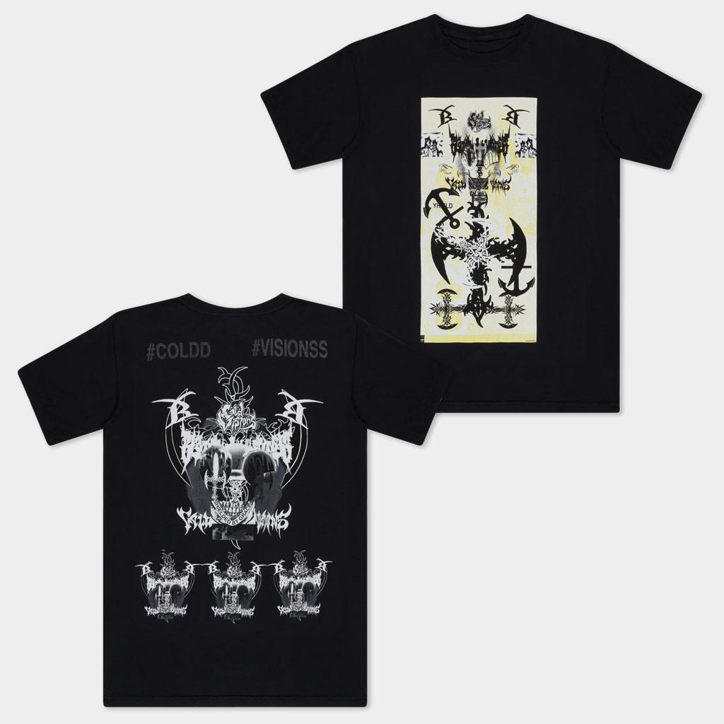 Bladee Cold Visions Merch 2026 Cold Visions Anchor Black T-Shirt Bladee Merch Rap Fan Gifts Bladee Cold Visions Merch 2026 Cold Visions Anchor Black T-Shirt Bladee Merch Rap Fan Gifts