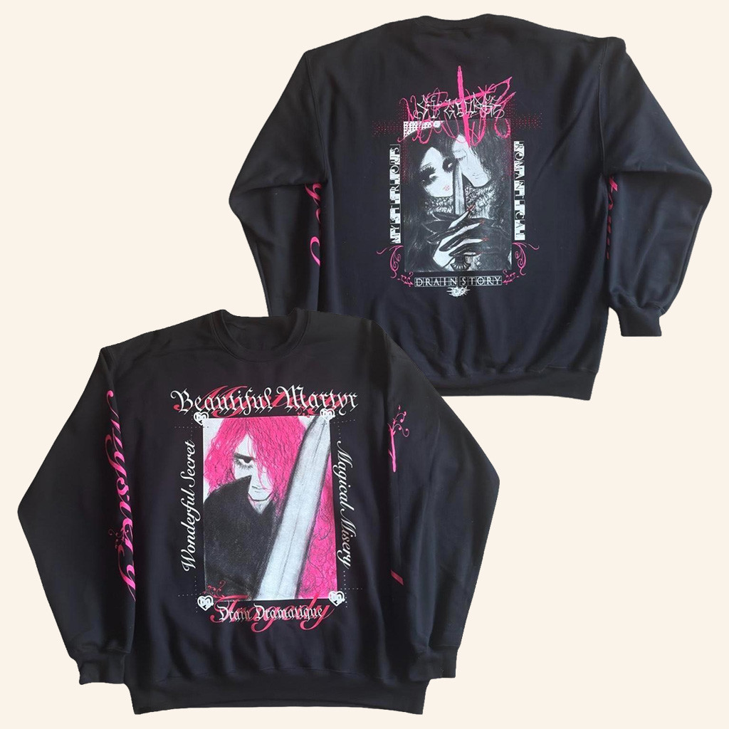 Bladee Martyr Tour Merch Sweatshirt Drain Gang Apparel Birthday Gift For Her Bladee Martyr Tour Merch Sweatshirt Drain Gang Apparel Birthday Gift For Her