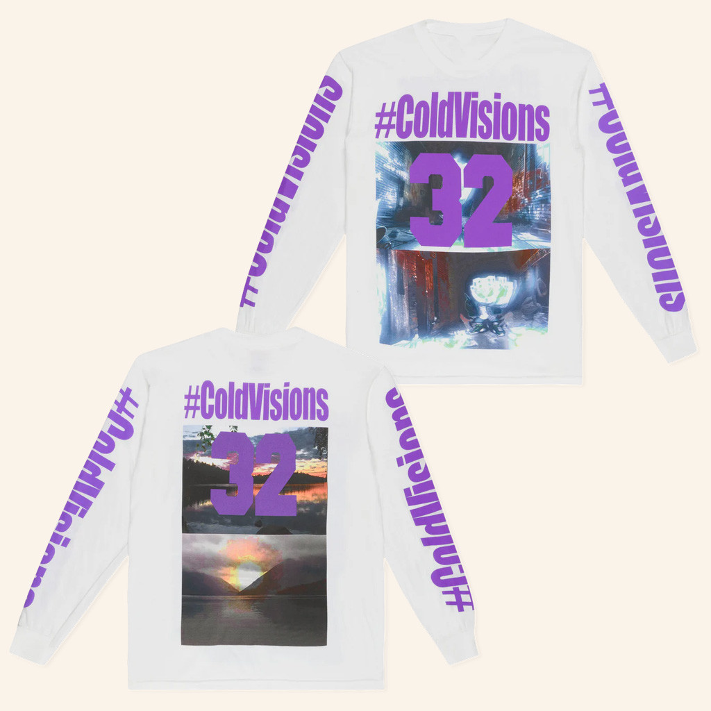 Bladee Merch Cold Visions 32 White Long Sleeve T-Shirt Xmas Gifts For Rock Fans Bladee Merch Cold Visions 32 White Long Sleeve T-Shirt Xmas Gifts For Rock Fans