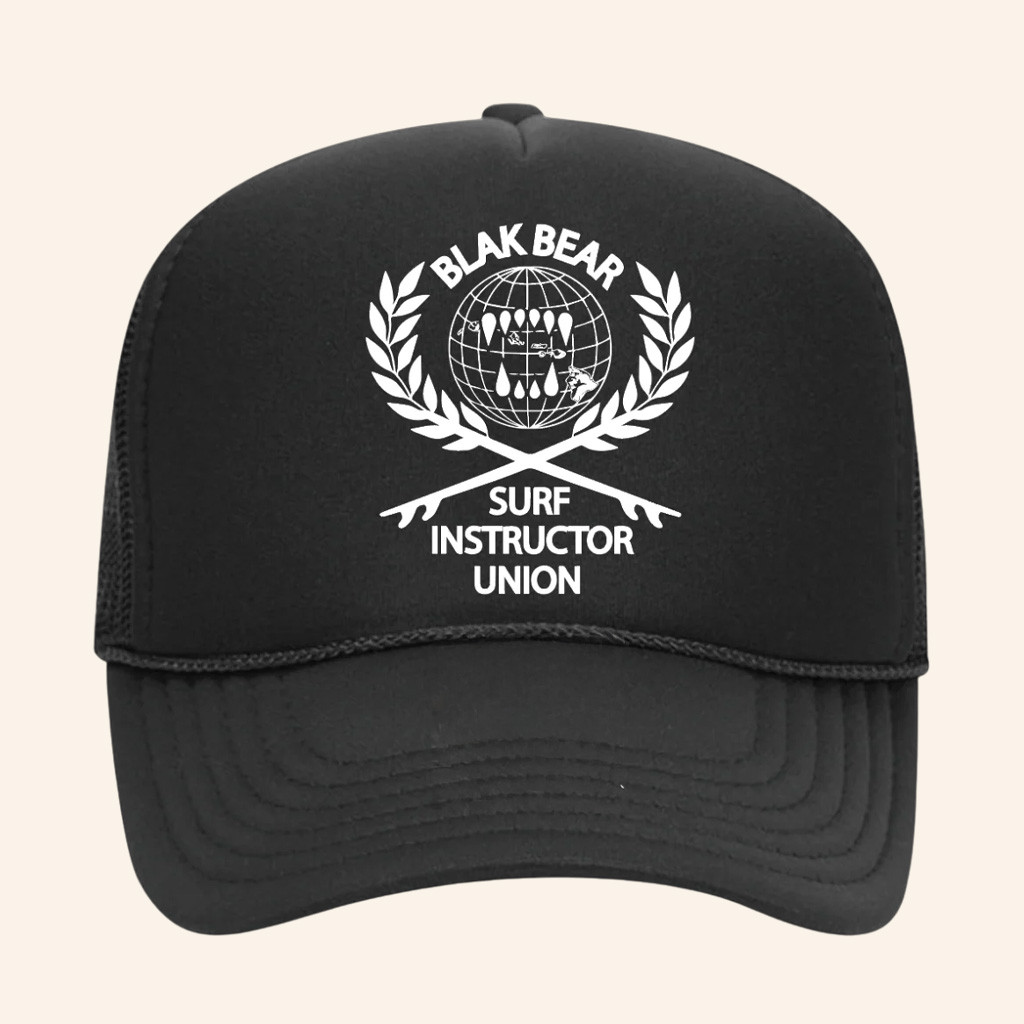 Blak Bear Surf Club Merch Union Trucker Hat Birthday Ideas For Husband Blak Bear Surf Club Merch Union Trucker Hat Birthday Ideas For Husband