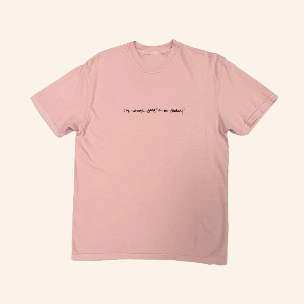 Blank Clo Merch Paul Wesley Always Stefan T-Shirt Christmas Gifts For Friends