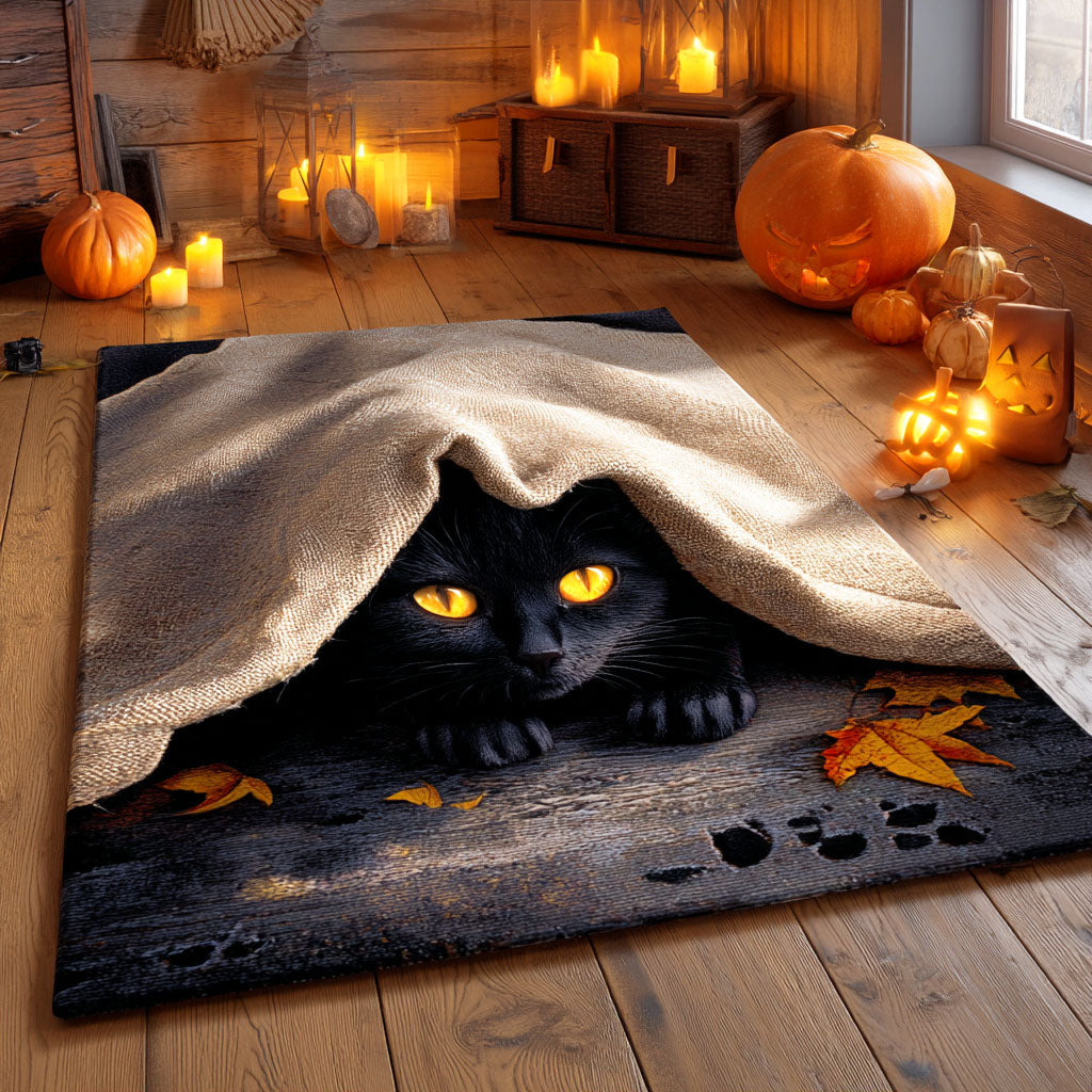 Blanket Cat Secret Area Rug Christmas Kitchen Decor Cute Cat Gifts For Cat Lovers