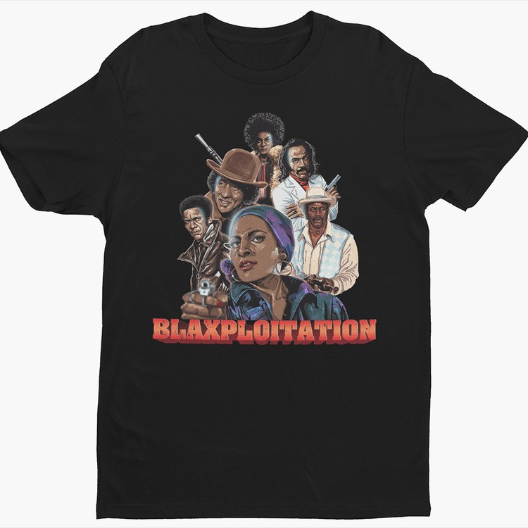 Blaxploitation T-Shirt 70s Classic Movie Characters Fan Gear Retro Film Culture Best Gift For Fans