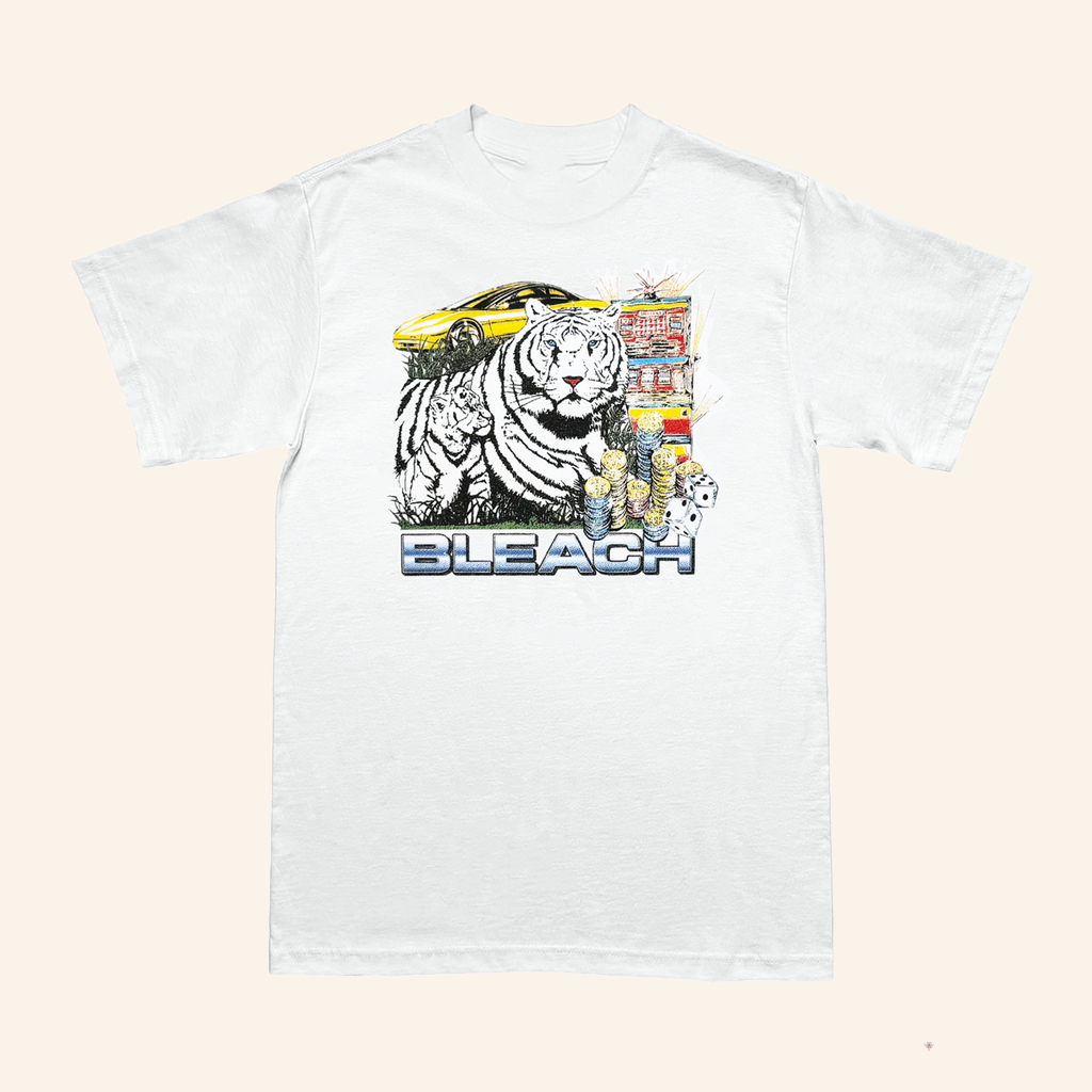 Bleach USA Merch Las Vegas White T-Shirt Gifts Ideas For Husband