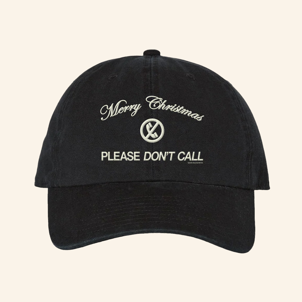 Bleachers Merch Merry Christmas Please Don't Call Embroidered Hat Gift For Rock Lover