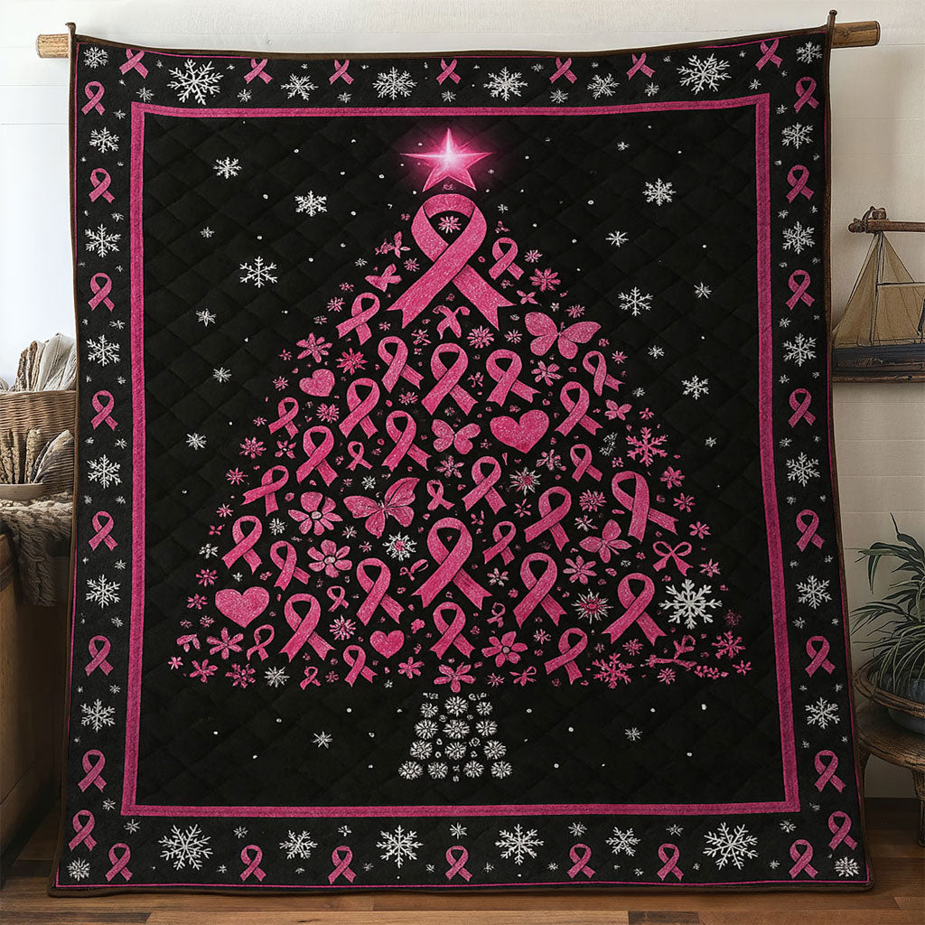 Blessed Christmas Tree Quilt Blanket Throws For Couch Grandparent Xmas Presents