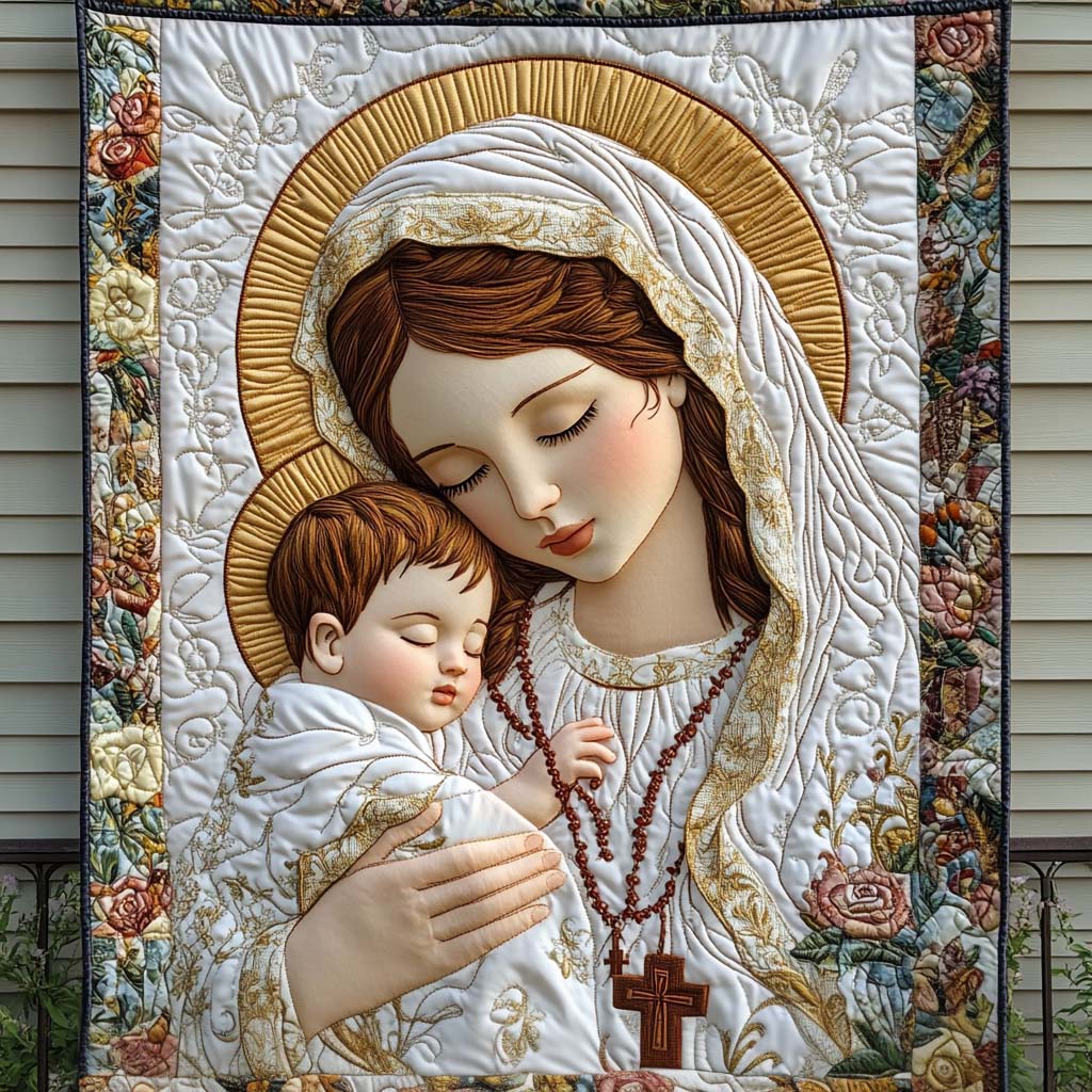 Blessed Embrace Quilted Blanket Romantic Christmas Gifts