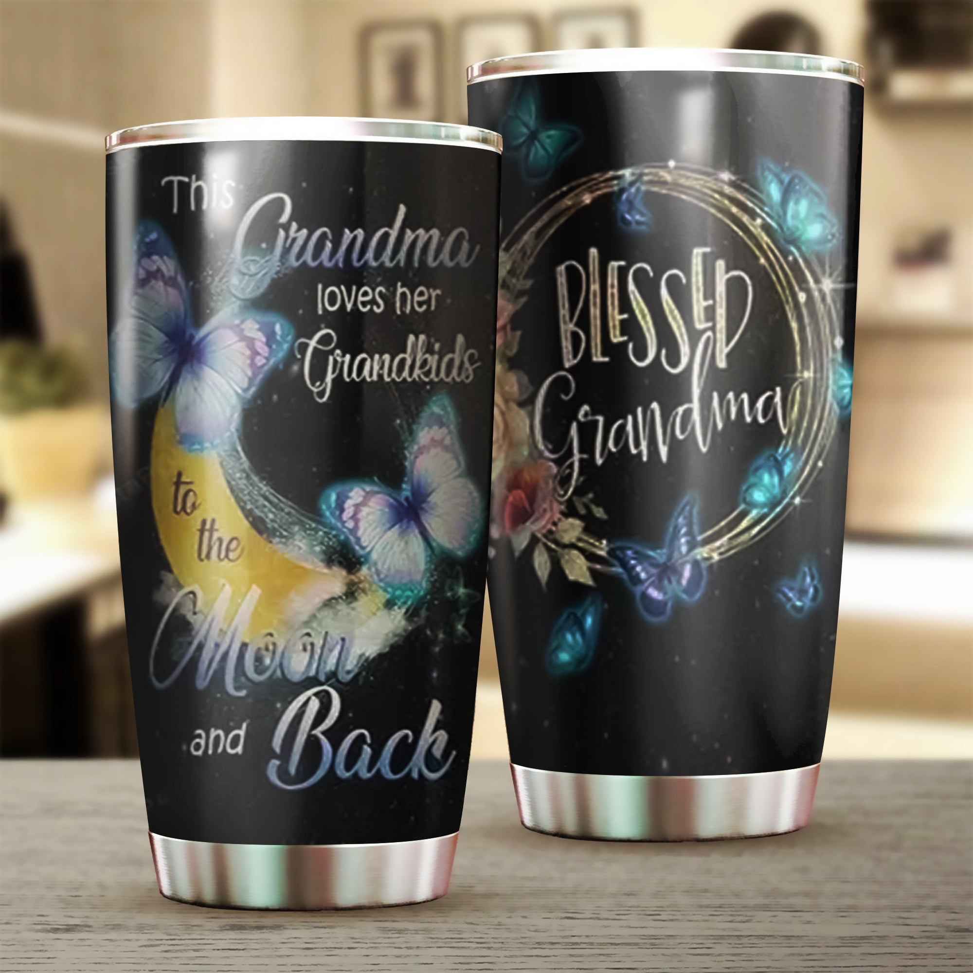 Blessed Grandma Tumbler This Grandma Loves Her Grandkids To The Moon And Back Tumbler Blessed Grandma Tumbler This Grandma Loves Her Grandkids To The Moon And Back Tumbler