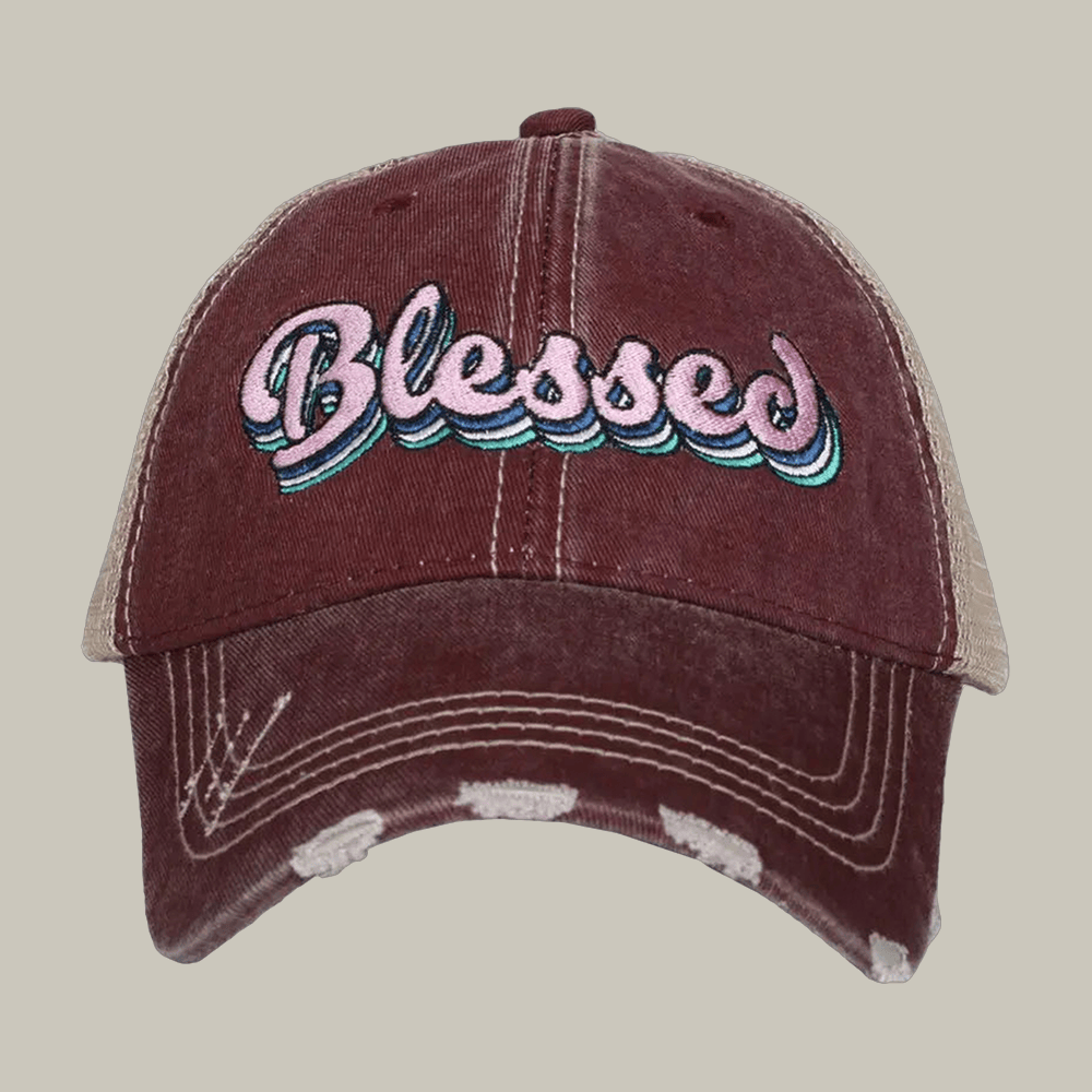 Blessed Katydid Trucker Hat Faith In Jesus Cap Best Gift For Christians
