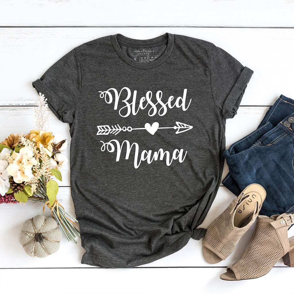 Blessed Mama Shirt Christian Gifts For Women