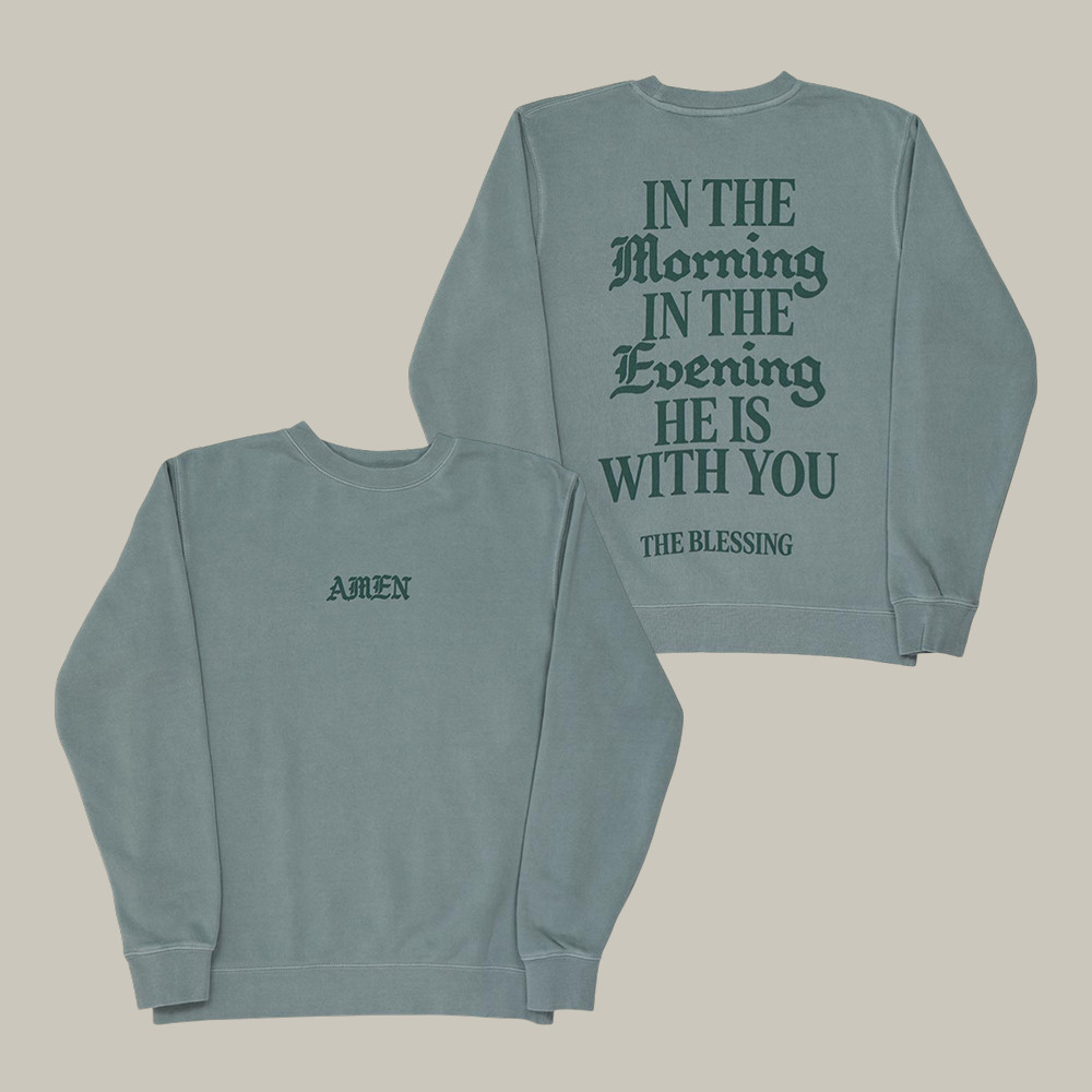 Blessing Lyrics EW Sweatshirt Elevation Church Apparel Present Idea For Girlfriend