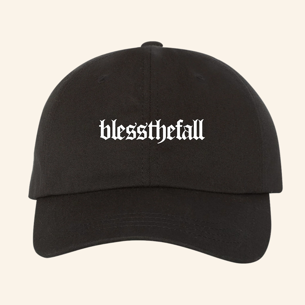 Blessthefall Merch Embroidered Logo Hat Gifts For Band Fans