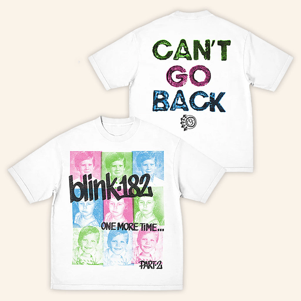 Blink 182 Merch Can't Go Back T-Shirt Gifts For Music Lovers