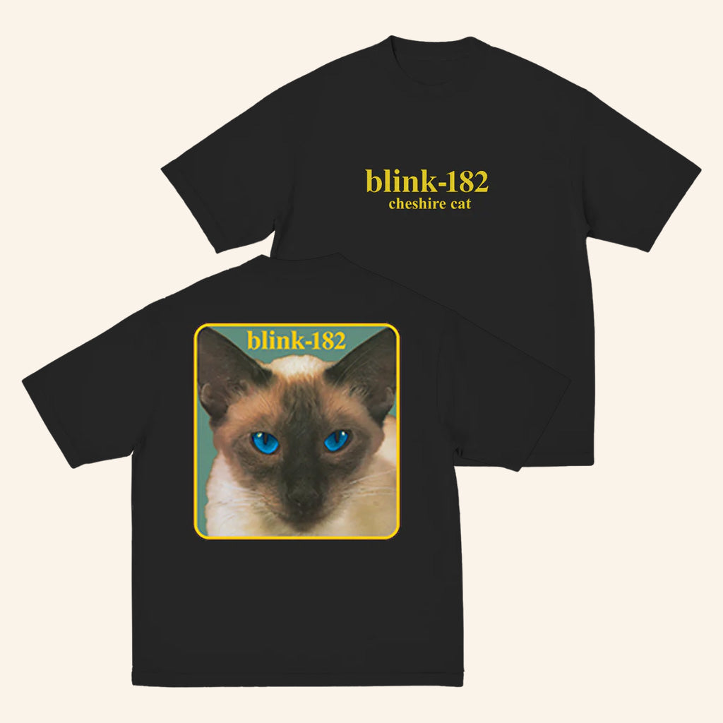 Blink 182 Merch Cheshire Cat Album Cover T-Shirt Best Gifts For Music Lovers