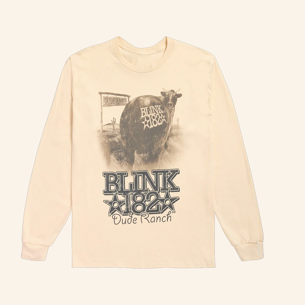 Blink 182 Merch Dude Ranch Long Sleeve T-Shirt Blink 182 Shirt Gifts For Rock Fans