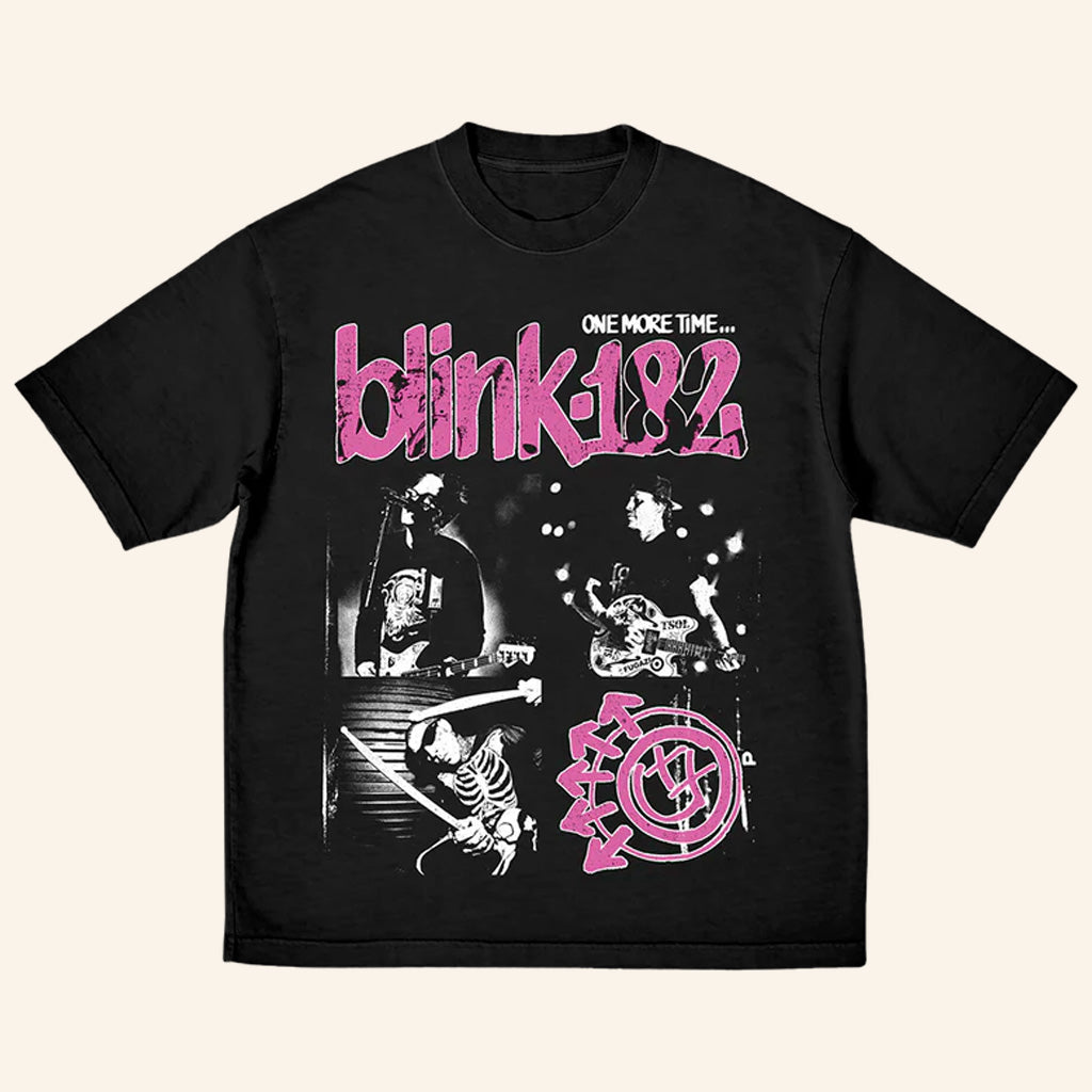 Blink 182 Merch One More Time Photo T-Shirt Gifts For Fans Blink 182 Merch One More Time Photo T-Shirt Gifts For Fans