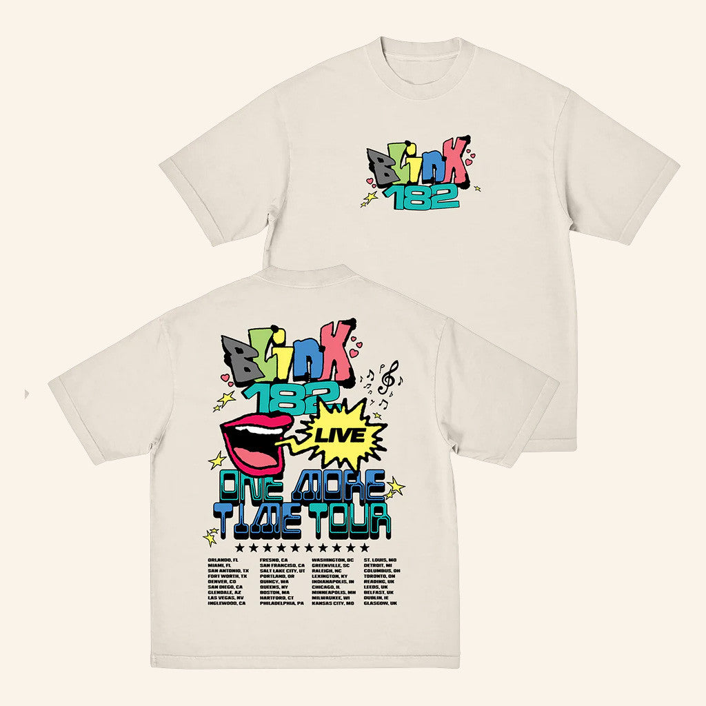 Blink 182 Merch One More Time Tour T-Shirt Music Lover Gifts For Him Blink 182 Merch One More Time Tour T-Shirt Music Lover Gifts For Him