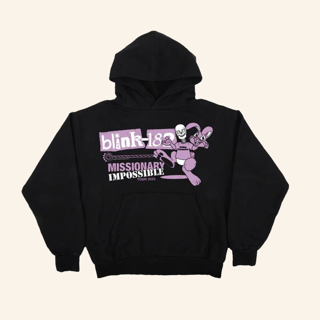Blink 182 Merch Online Ceramics Missionary Impossible Tour Hoodie Gifts For Music Lovers Blink 182 Merch Online Ceramics Missionary Impossible Tour Hoodie Gifts For Music Lovers