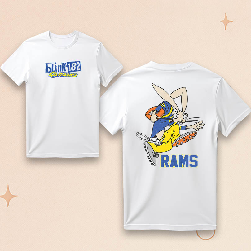 Blink 182 x LA Football Wide Receiver T-Shirt Fan Merch Gifts For Boyfriend Blink 182 x LA Football Wide Receiver T-Shirt Fan Merch Gifts For Boyfriend