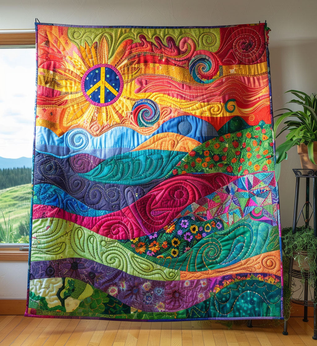 Blissful Sun Vista Quilted Blanket Cute Blankets For Her